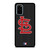 SAINT LOUIS CARDINALS BASEBALL BLACK Samsung Galaxy S20 Plus Case Cover