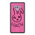 COACH NEW YORK RABBIT LEATHER PINK Samsung Galaxy Note 9 Case Cover