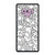 KEITH HARING BLACK WHITE Samsung Galaxy Note 8 Case Cover