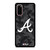 ATLANTA BRAVES BASEBALL BLACK CAMO Samsung Galaxy S20 Case Cover