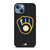 MILWAUKEE BREWERS BASEBALL BLACK iPhone 13 Case Cover