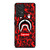 BAPE SHARK SUPREME CAMO RED Samsung Galaxy A53 Case Cover