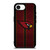 ARIZONA CARDINALS NFL METAL STRIPE iPhone 16e Case Cover