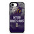 BALTIMORE RAVENS DEFEND WHATS OURS iPhone 16e Case Cover