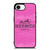 HERMES PARIS PINK LEATHER iPhone 16e Case Cover