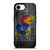 KANSAS JAYHAWKS WOODEN LOGO iPhone 16e Case Cover