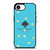 KATE SPADE NEW YORK LOGO BLUE GOLDEN POLKADOTS iPhone 16e Case Cover