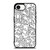 KEITH HARING BLACK WHITE iPhone 16e Case Cover
