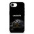 LACOSTE CROCODILE BLACK iPhone 16e Case Cover