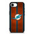 MIAMI DOPHINS NFL METAL STRIPE iPhone 16e Case Cover