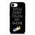 NIKE HOMER SIMPSON DONT TOUCH MY PHONE iPhone 16e Case Cover