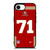 SAN FRANCISCO 49ERS TRENT WILLIAMS 71 NFL NIKE iPhone 16e Case Cover