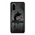 MIAMI MARLINS BASEBALL MLB WOOD LOGO Samsung Galaxy S20 Case Cover