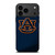 AUBRUN TIGERS FOOTBALL UNIVERSITY TEAM LOGO BLUE iPhone 17 Pro Max Case Cover