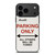 AUDI PARKING ONLY 2 iPhone 17 Pro Max Case Cover