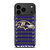 BALTIMORE RAVENS FOOTBALL FIELD iPhone 17 Pro Max Case Cover