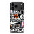 BROOKLYN NETS NBA STICKER BOMB iPhone 17 Pro Max Case Cover