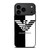 EMPORIO ARMANI WHITE BLACK iPhone 17 Pro Max Case Cover