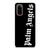 PALM ANGELS BLACK LOGO Samsung Galaxy S20 Case Cover
