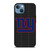 NEW YORK GIANTS FOOTBALL TEXT iPhone 13 Case Cover