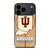 HOOSIER STATE OF MIND INDIANA WOODEN LOGO iPhone 17 Pro Max Case Cover