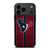 HOUSTON TEXANS NFL METAL STRIPE iPhone 17 Pro Max Case Cover