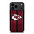 KANSAS CITY CHIEFS NFL METAL STRIPE iPhone 17 Pro Max Case Cover