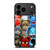 KAWS COLLAGE ICON BRANDS LOGO iPhone 17 Pro Max Case Cover