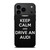 KEEP CALM AND DRIVE AUDI CARBON iPhone 17 Pro Max Case Cover