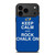 KEEP CALM AND ROCK CHALK KANSAS JAYHAWKS iPhone 17 Pro Max Case Cover