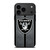 LAS VEGAS RAIDERS NFL METAL STRIPE iPhone 17 Pro Max Case Cover