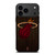 MIAMI HEAT BASKETBALL COURT NBA iPhone 17 Pro Max Case Cover
