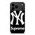 NEW YORK YANKEES X SUPREME iPhone 17 Pro Max Case Cover