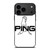 PING GOLF LOGO iPhone 17 Pro Max Case Cover