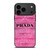 PRADA PINK DIAMOND iPhone 17 Pro Max Case Cover