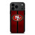 SAN FRANCISCO 49ERS NFL METAL STRIPE iPhone 17 Pro Max Case Cover