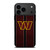 WASHINGTON COMMANDERS NFL METAL STRIPE iPhone 17 Pro Max Case Cover