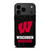 WISCONSIN BADGERS UNIVERSITY FOOTBALL iPhone 17 Pro Max Case Cover