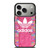 ADIDAS LOGO PINK WALL iPhone 17 Pro Case Cover