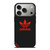 ADIDAS STRIPE RED LOGO iPhone 17 Pro Case Cover