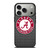 ALABAMA CRIMSON TIDE FOOTBALL METAL iPhone 17 Pro Case Cover