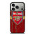 ARSENAL FC WOODEN LOGO iPhone 17 Pro Case Cover