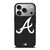 ATLANTA BRAVES BASEBALL BLACK iPhone 17 Pro Case Cover