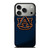 AUBRUN TIGERS FOOTBALL UNIVERSITY TEAM LOGO BLUE iPhone 17 Pro Case Cover