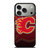 CALGARY FLAMES LOGO HOCKEY TEAM ICON iPhone 17 Pro Case Cover