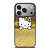 HELLO KITTY GOLD GLITTER LEOPARD iPhone 17 Pro Case Cover