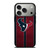 HOUSTON TEXANS NFL METAL STRIPE iPhone 17 Pro Case Cover