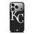 KANSAS CITY ROYALS BASEBALL BLACK iPhone 17 Pro Case Cover