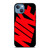 NIKE RED LOGO iPhone 13 Case Cover