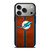 MIAMI DOPHINS NFL METAL STRIPE iPhone 17 Pro Case Cover